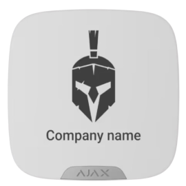 AJAX BASELINE Ajax Brandplate for StreetSiren DoubleDeck white (10pcs)