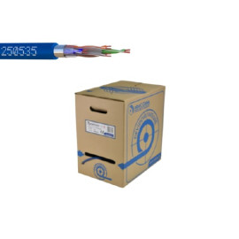 ELBAC CABLE RESEAU F/UTP CAT6 LSZH 305M BLEU (F/UTP-C6/D3) 