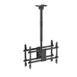 TECLINK SUPPORT PLAFOND DOUBLE ÉCRAN DOS À DOS 43 À 86 