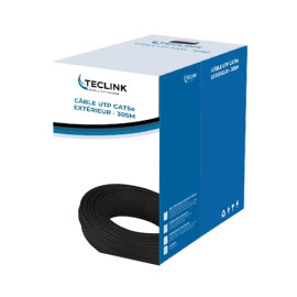 TECLINK CÂBLE UTP CAT5 EXTÉRIEUR - 305M - PALETTE DE 32 PIECES 