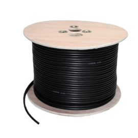 TECLINK Câble réseau CAT6 UTP 500 m Noir Extérieur 