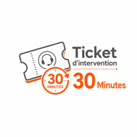 Ticket d'intervention 30 Minutes