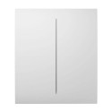AJAX BASELINE Ajax CenterButton (2-gang) white (BASELINE)
