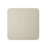 AJAX BASELINE Ajax SoloButton (2-gang) ivory (BASELINE)