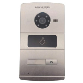 HIKVISION Platine vidéo encastre 1 BP 1.3Mp 120° IP65 + lecteur