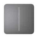 AJAX BASELINE Ajax CenterButton (2-gang) grey (BASELINE)