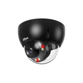 Caméra mini-dôme IP Dahua IPC-HDBW2549EP-S-IL - version noire, objectif 2,8mm, Smart Dual Light