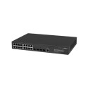 Switch managé Dahua AS4300-16GT4GF 16 ports RJ-45 gigabit et 4 ports SFP fibre, boîtier métal rack