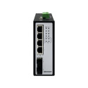 Switch PoE industriel géré Hikvision DS-3T2506P - 4 ports Gigabit PoE, 2 ports SFP fibre, boîtier métal IP40