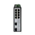 Switch PoE industriel Hikvision DS-3T2510P 8 ports Gigabit - boîtier métal IP40 DIN rail
