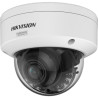 Caméra dôme Hikvision DS-2CD2787G3T-LIZSY - finition blanche et noire, dôme métal antivandalisme