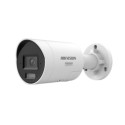 Caméra bullet Hikvision DS-2CD3087G3-LIUY/SL blanche avec stroboscope