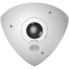Caméra fisheye Hikvision DS-2CD6W65G1-IVS(2mm) dôme métal blanc triangulaire montage d'angle