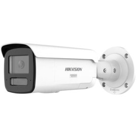 Caméra bullet Hikvision DS-2CD2T126G3-IS2UY/SL - boîtier métal blanc avec flash dissuasif intégré