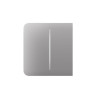 Panneau tactile Ajax SideButton 2-gang gris - finition mate Baseline