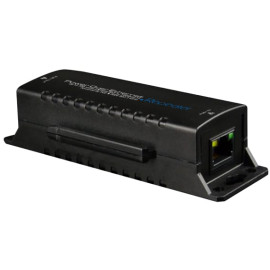 Répéteur PoE ELBAC IP-REPETEUR+ boîtier ABS noir compact ports RJ45