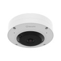 Caméra fisheye Hanwha XNF-A8014R - dôme plafond blanc aluminium 6MP