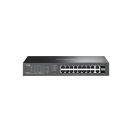 Switch TP-Link ES220GP Omada 20 ports 16 PoE+ boîtier métal noir rackable