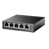 Switch PoE TP-Link TL-SF1005LP - boîtier gris compact 5 ports