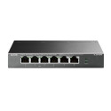 Switch de bureau TP-Link TL-SF1006P - boîtier gris 6 ports RJ45 avec 4 ports PoE