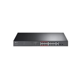 Switch PoE TP-LINK TL-SL1218MP 16 ports rackmount noir 44mm