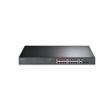 Switch PoE TP-LINK TL-SL1218MP 16 ports rackmount noir 44mm