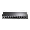 Switch TP-Link TL-SL1311MP - boîtier noir compact 8 ports PoE+