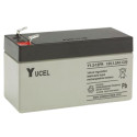 Batterie Hikvision Y1.2-12FR - boîtier ABS noir compact cosses Faston