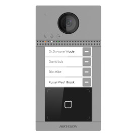 Interphone 4 boutons HIKVISION DS-KV8413-WME1