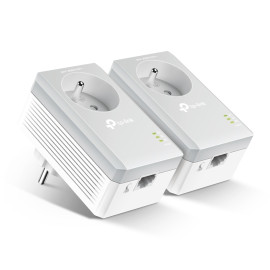 TP-LINK TL-PA4015P KIT AV600 - Kit de 2 CPL AV 600 Mbps avec prise intégrée