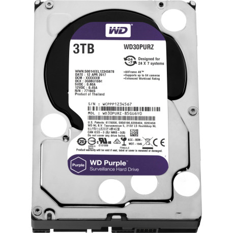 Western Digital 3To Purple WD30PURZ (R)