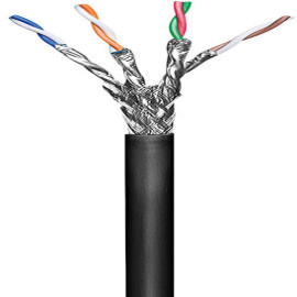 MICROCONNECT S/FTP CAT6 Extérieur 100m Noir MICROCONNECT S/FTP CAT6 Extérieur 100m Noir