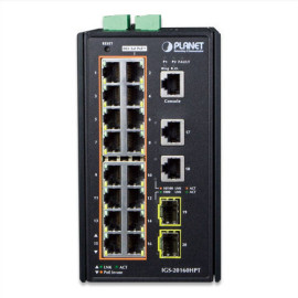 Switch PoE+ Planet IP30 Industrial L2+/L4 16-P Switch PoE+ Planet IP30 Industrial L2+/L4 16-P