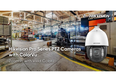 Les nouvelles caméras Hikvision PTZ de la série Pro avec ColorVu