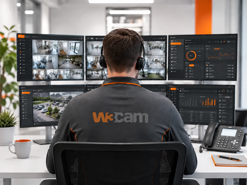 Support technique W3CAM, hotline et assistance à distance