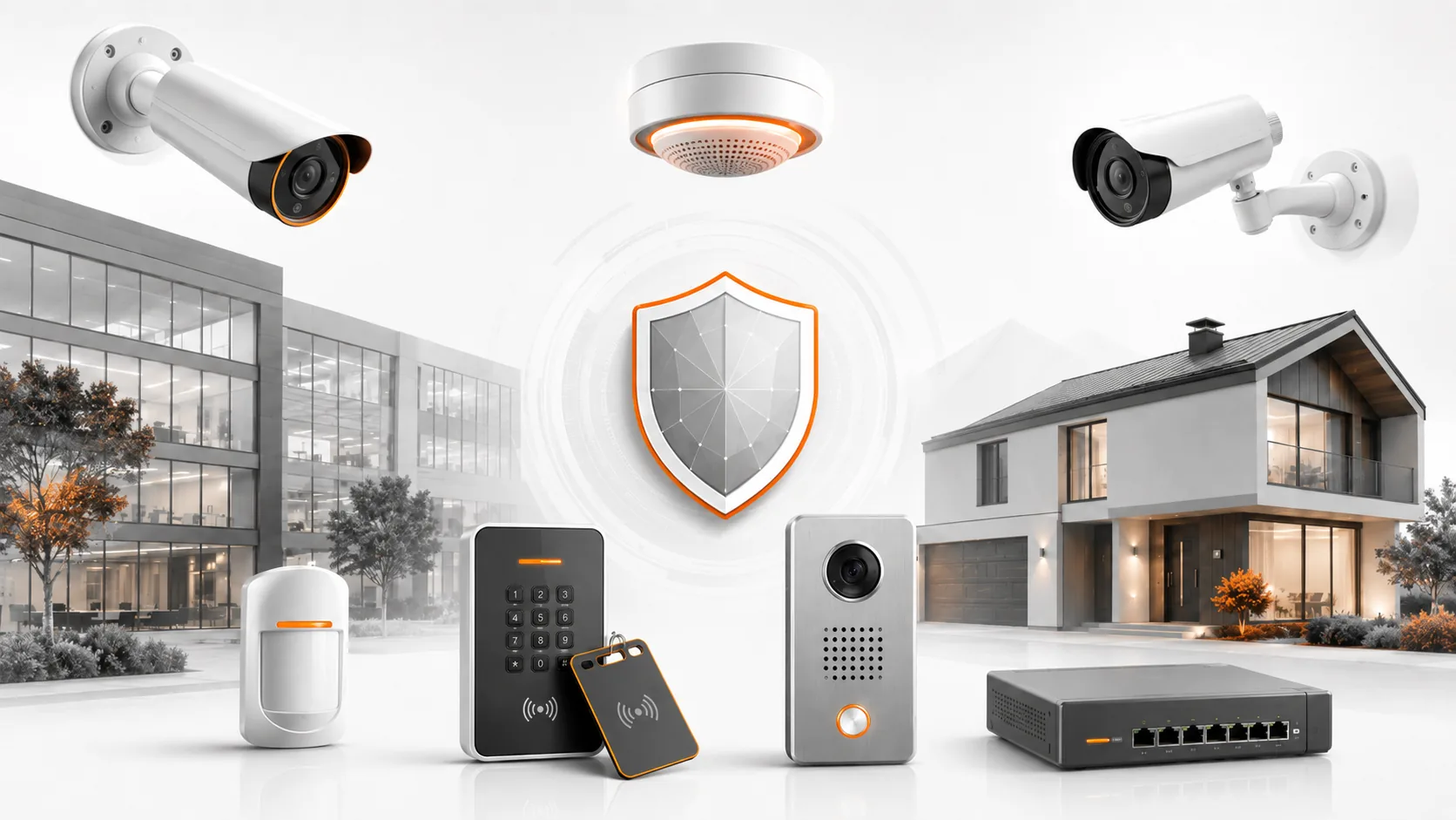 Solutions de sécurité W3CAM : caméras de surveillance, alarmes, contrôle d'accès, visiophones et réseau
