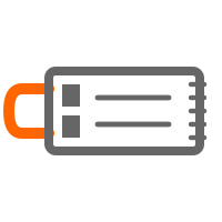 Logo accessoires blanc