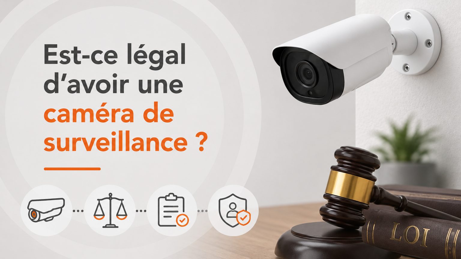 Caméra de surveillance : loi et règles 2026 | W3CAM
