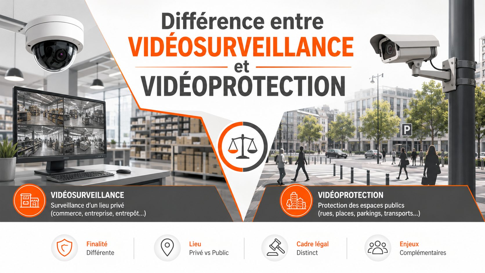 Vidéosurveillance ou vidéoprotection : différences | W3CAM