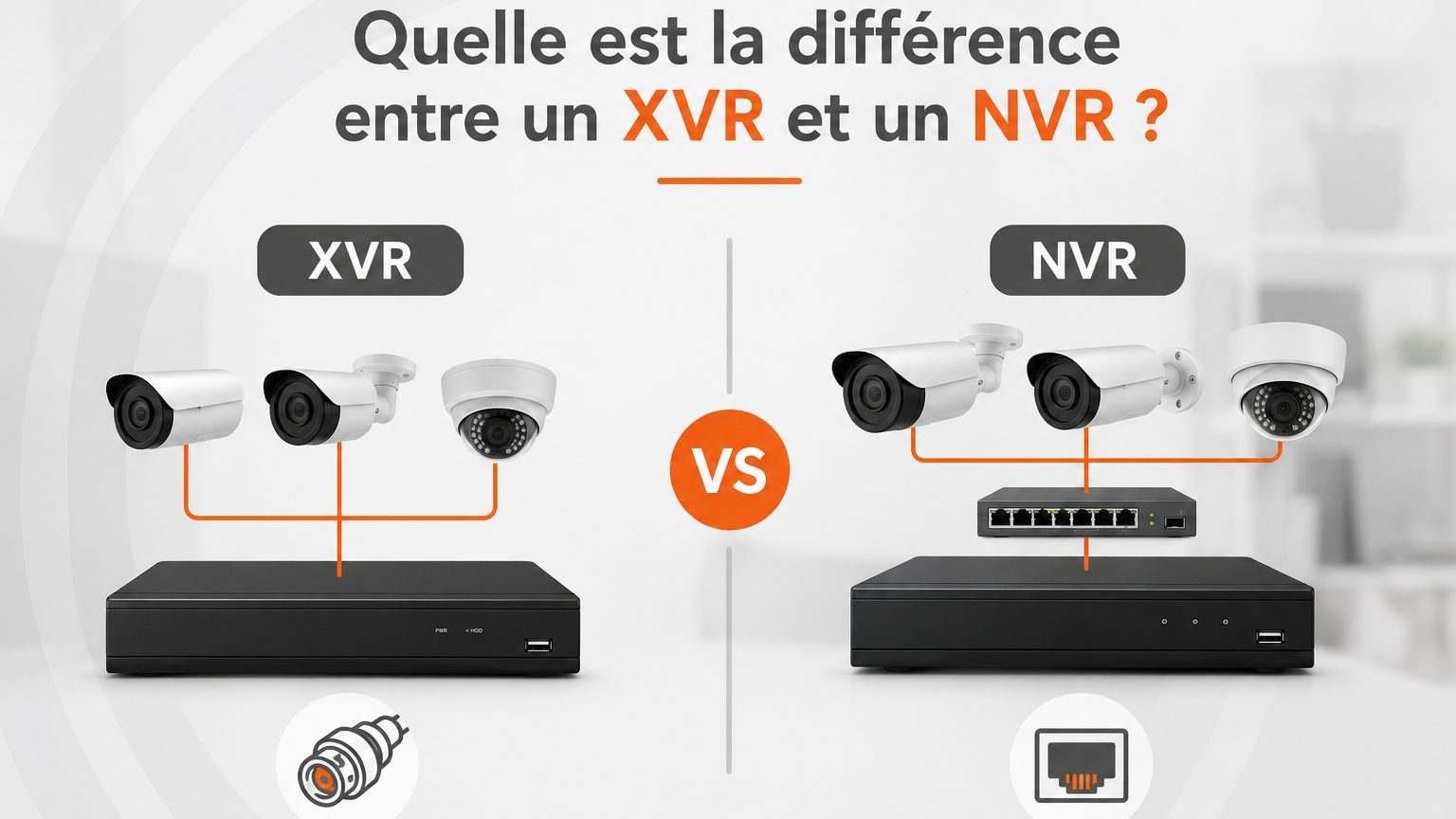 Différence entre XVR et NVR