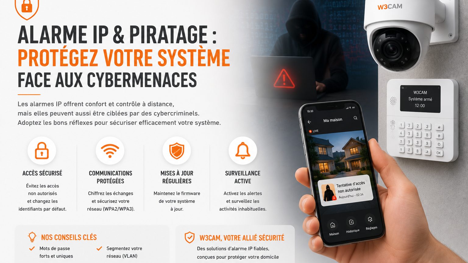  Sécuriser son alarme IP contre le piratage