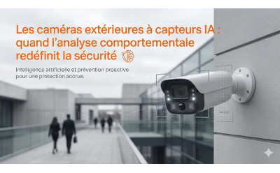 Caméra extérieure à capteur IA : analyse comportementale