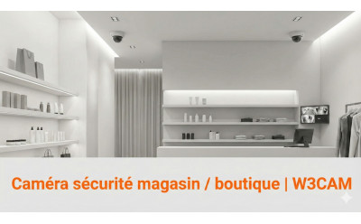 Caméra sécurité magasin / boutique | W3CAM