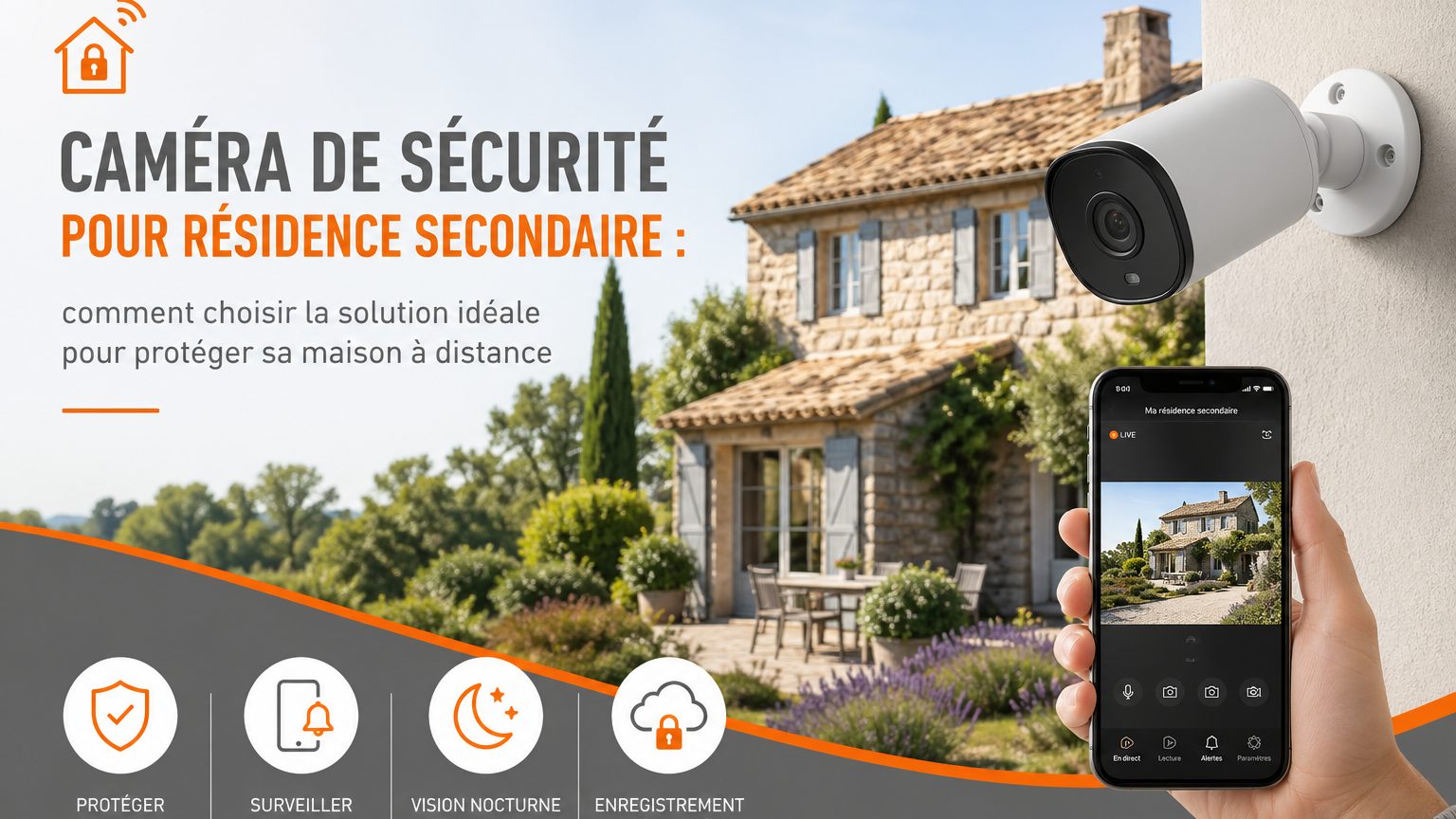 Caméra sécurité résidence secondaire | W3CAM