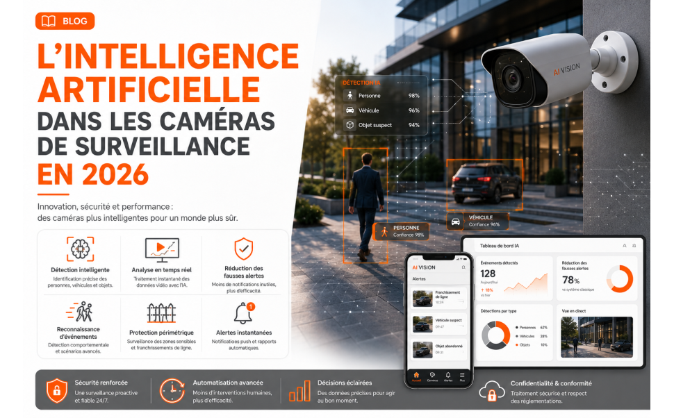 L'intelligence artificielle dans les caméras de surveillance en 2026 : Hikvision, Dahua, Axis, Ajax et Hanwha