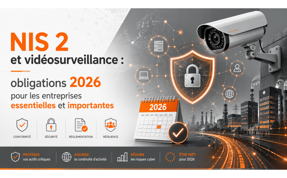 NIS 2 et vidéosurveillance 2026 : guide cybersécurité | W3CAM