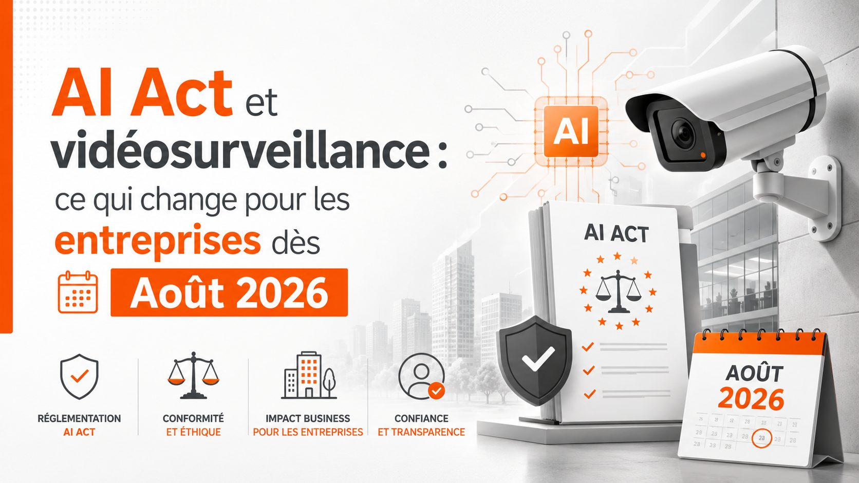 AI Act et vidéosurveillance 2026 : guide complet | W3CAM