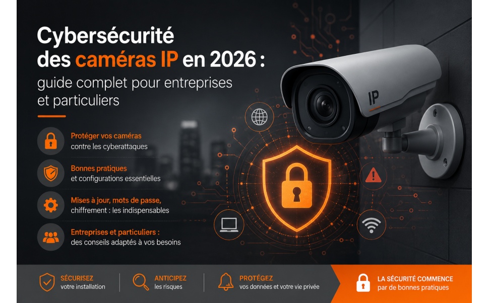 Cybersécurité caméras IP 2026 : guide complet | W3CAM