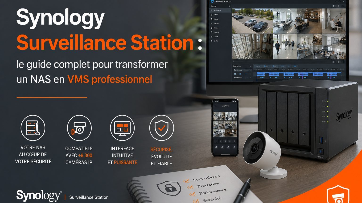 Synology Surveillance Station : NAS, licences et caméras