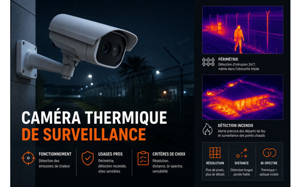 Caméra thermique de surveillance : guide et conseils